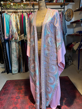 TALA JAZZY New Pink Cotton Abaya / Kimono
