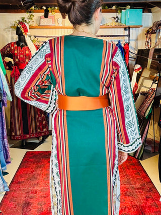 Green Tatreez Majdalawi Thoub