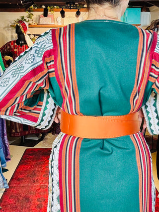 Green Tatreez Majdalawi Thoub