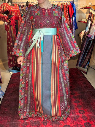 Gray Thobe Majdalawi Tatreez Fallahi