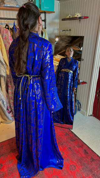 Luxury Moroccan Chifon Kaftan with Matching Accessories