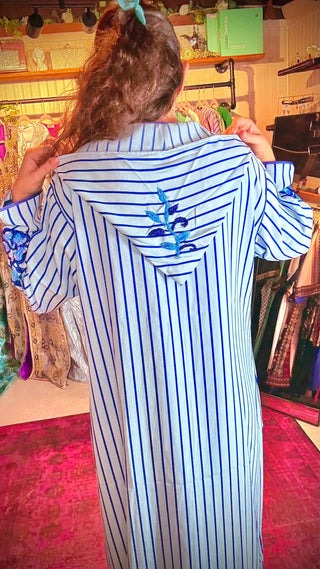Authentic Handcrafted Stripes Kaftan
