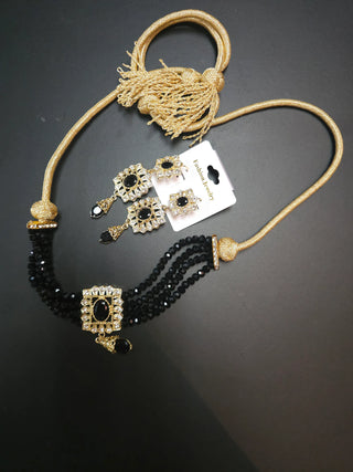 Moroccan Choker & Earrings (Kaftan Accessories)