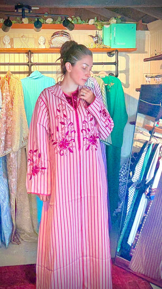 Authentic Handcrafted Stripes Kaftan